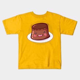 chocolate pudding kawaii Kids T-Shirt